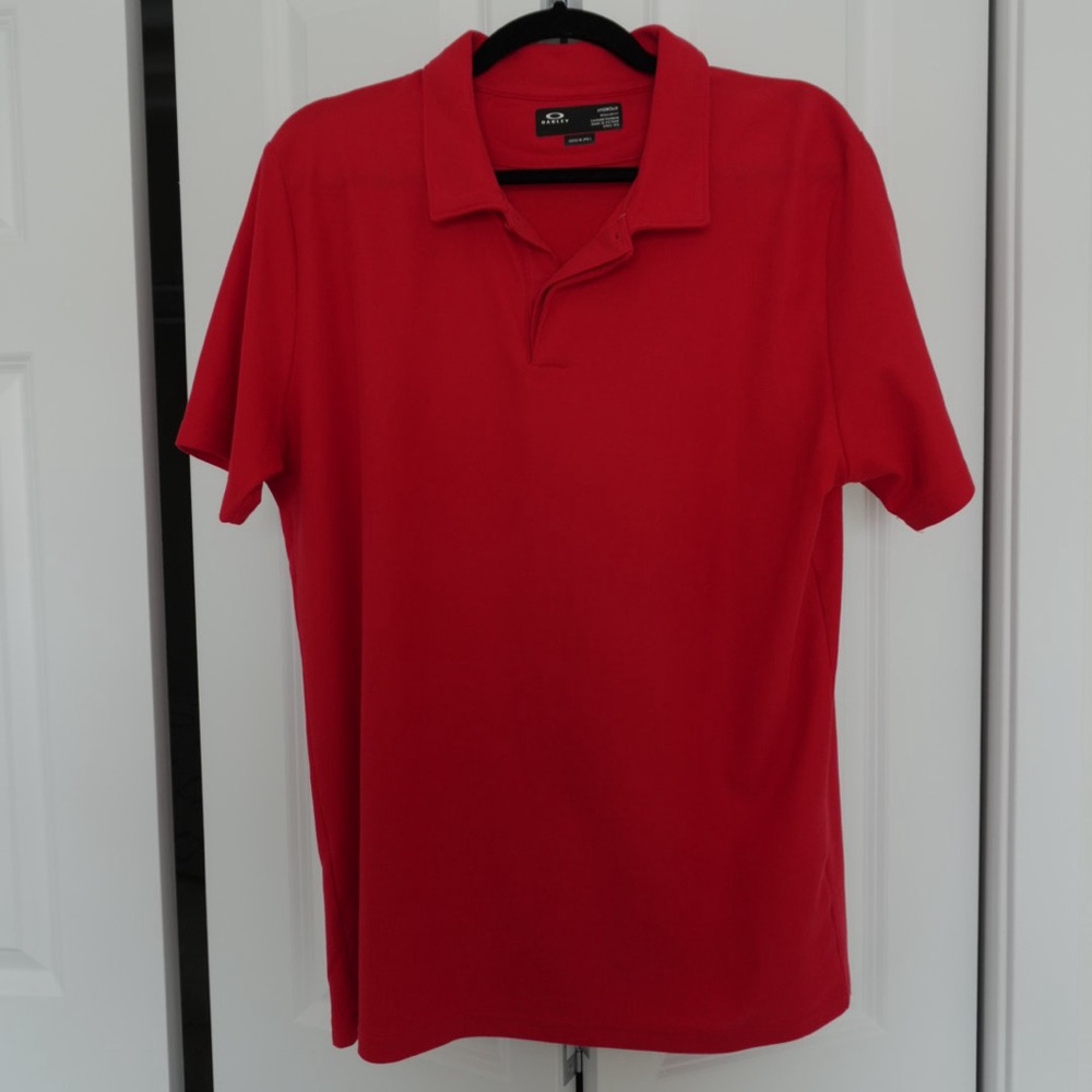 Oakley Vibrant Red Polo Shirt